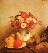 Henri Fantin-Latour Still Life with Flowers and Fruits china oil painting reproduction